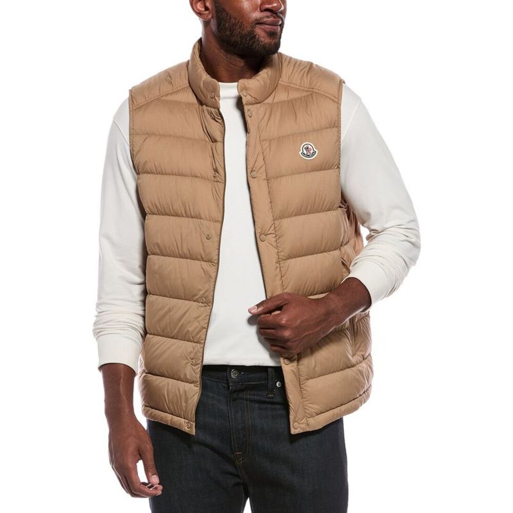 Moncler Mens  Vests, Beige